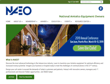 Tablet Screenshot of naeo.org